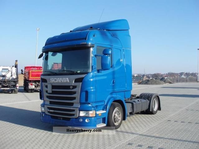 2011 Scania  R 420 EURO 5 LA4X2MEB HIGHLINE FULL WARRANTY Semi-trailer truck Volume trailer photo