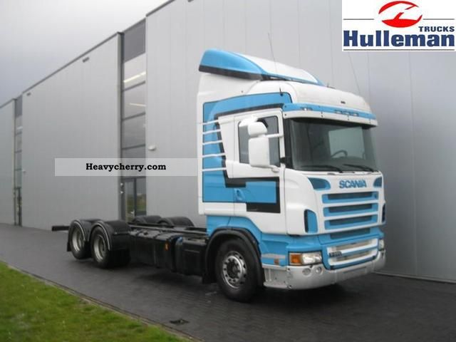 2007 Scania  R560 V8 6X2 MANUEL RETARDER EURO 4 Truck over 7.5t Chassis photo