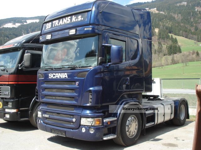 2006 Scania  R580 Topline 4x2 V8 Semi-trailer truck Standard tractor/trailer unit photo