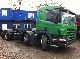 2001 Scania  P 114 G 380 hp 8x2 CHASSIS 2xVORHANDEN Truck over 7.5t Chassis photo 1