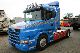 2005 Scania  T420L 4x2 hood / torpedo overhauled hydraulic motor Semi-trailer truck Standard tractor/trailer unit photo 3