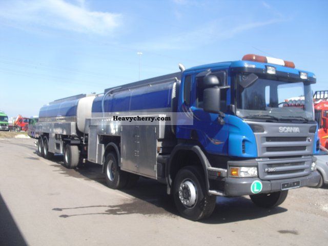 2006 Scania  CB P 380 4x4 milk transport / retarder / cruise control Truck over 7.5t Food Carrier photo