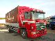 2001 Scania  164L480 transmission / retarder / air Truck over 7.5t Stake body and tarpaulin photo 1
