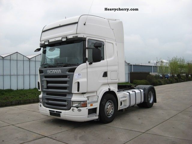 2007 Scania  R500 V8 Topline EURO 5 INTARDER Semi-trailer truck Standard tractor/trailer unit photo