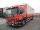 2000 Scania  P94 300 4x2 platform and tilts Truck over 7.5t Stake body and tarpaulin photo 1