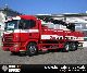 2002 Scania  114-340L 6x2 * 4 BAUTOFFPRITSCHE WITH HIAB 140-2K Truck over 7.5t Stake body photo 2