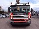 2001 Scania  P114-380 6x4 17t NCH Kraan Truck over 7.5t Roll-off tipper photo 1
