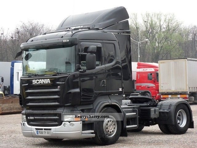 2008 Scania  R 420 / CR19 / € 4 / Manual / Semi-trailer truck Standard tractor/trailer unit photo