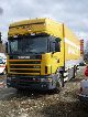 2001 Scania  R164L Truck over 7.5t Stake body and tarpaulin photo 1