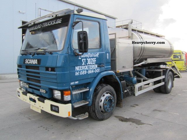 1996 Scania  P 93 (FULL STEEL SUSP / MILK TRANS Truck over 7.5t Food Carrier photo