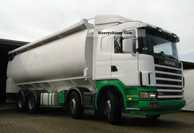 2004 Scania  R124 420 8x4 SILO Truck over 7.5t Food Carrier photo