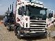 2002 Scania  r144 Truck over 7.5t Timber carrier photo 2