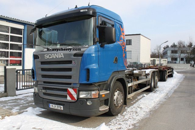 2004 Scania  R420 Truck over 7.5t Roll-off tipper photo