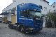 2003 Scania  124 L420;; GERMAN VEHICLE (truck) Semi-trailer truck Volume trailer photo 1