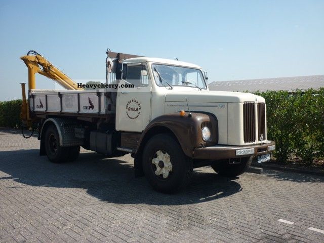 1967 Scania  Vabis L7642/140 Truck over 7.5t Truck-mounted crane photo