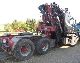 2001 Scania  Torpedo m. Timber crane Penz 25000HL Semi-trailer truck Heavy load photo 1