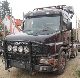 2001 Scania  Torpedo m. Timber crane Penz 25000HL Semi-trailer truck Heavy load photo 4