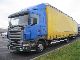 2005 Scania  R270 GT 2001 + Truck over 7.5t Stake body and tarpaulin photo 1