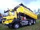 2001 Scania  114 340 4x4 tipper DŹWIG HMF 1060 Retarder climate Truck over 7.5t Tipper photo 13