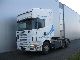 2000 Scania  R144.460 Topline 6X2 MANUEL RETARDER EURO 3 Semi-trailer truck Standard tractor/trailer unit photo 1