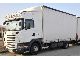 2007 Scania  R420 Truck over 7.5t Stake body and tarpaulin photo 1