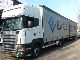 2006 Scania  5x! R420 6x2 / 4 EURO 4 jumbo combined volume 120m3! Truck over 7.5t Stake body and tarpaulin photo 12