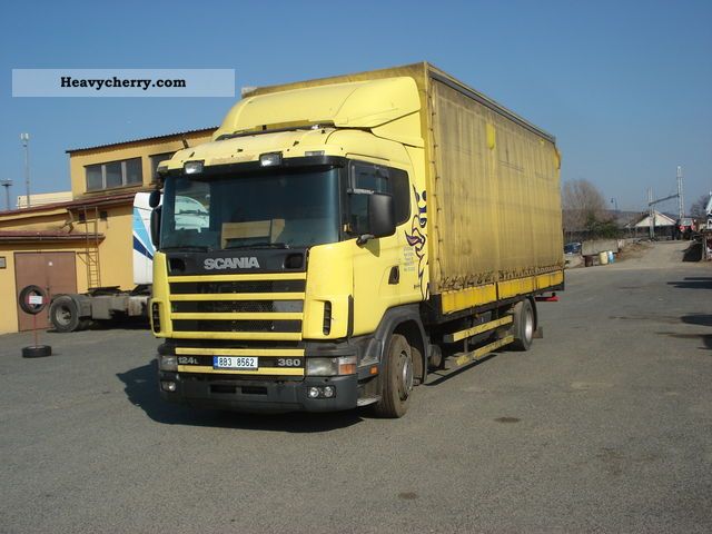 1998 Scania  124 Truck over 7.5t Stake body photo