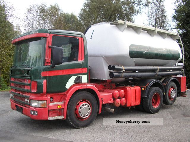 1998 Scania  124L-400 6X2 liter silo +16,000 + towbar + green badge Truck over 7.5t Other trucks over 7 photo