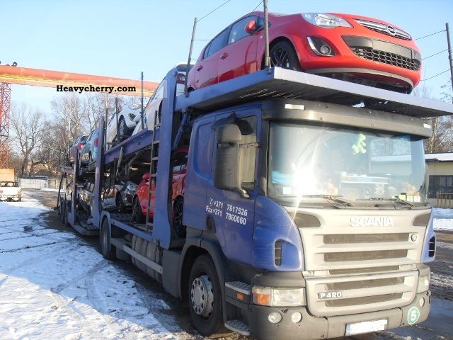 2006 Scania  R420 Truck over 7.5t Car carrier photo
