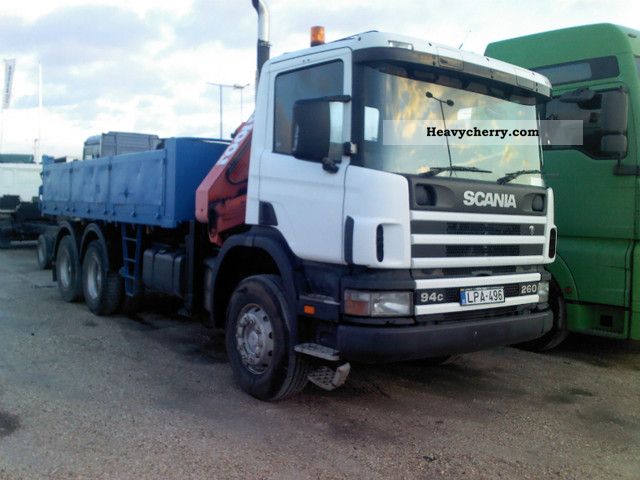2003 Scania  P 94 CRANE ATLAS 100.1-5,5 / 1 A1 Truck over 7.5t Tipper photo