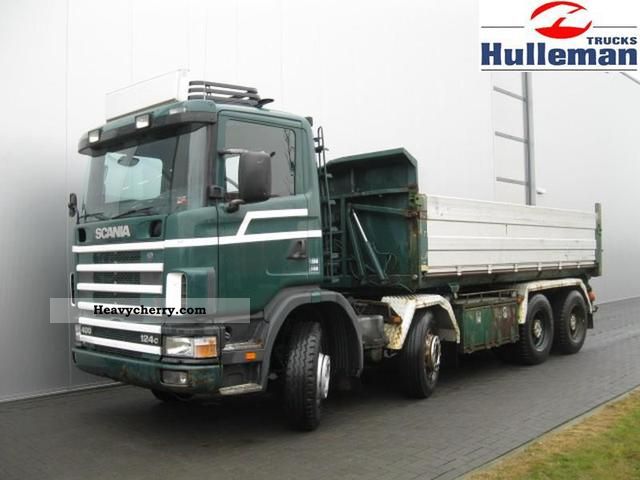 1999 Scania  R124.400 8X4 MANUAL HYDRAULIC Hubreduction EURO Truck over 7.5t Chassis photo
