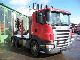 2006 Scania  R 470 6x2 - SHORT WOODEN CRANE HIAB LOGLIFT 105 Z Truck over 7.5t Timber carrier photo 1