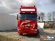 2002 Scania  R 124 8X2 NA 47 GB Hook with rope Euro5 Truck over 7.5t Roll-off tipper photo 2