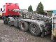 2000 Scania  R144G 460 8x2 / 4 + 15t Fassi crane removed Truck over 7.5t Roll-off tipper photo 2
