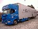1999 Scania  114L 380 jumbo with a trailer. EURO3 Truck over 7.5t Box photo 1