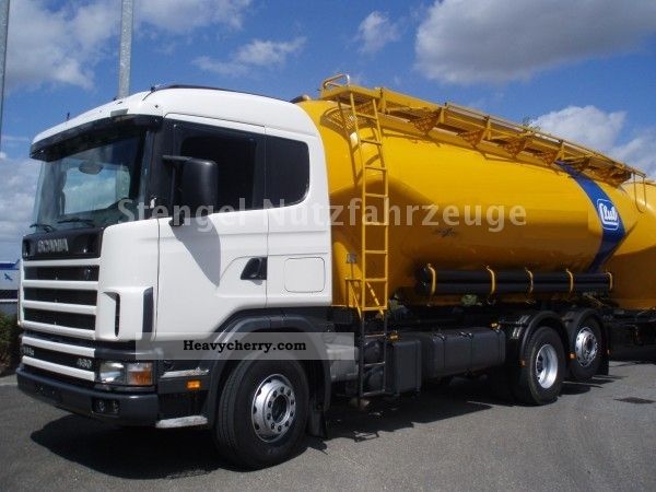 1999 Scania  144 G * 460 * Silo 28cbm feed Truck over 7.5t Food Carrier photo