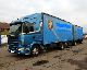1996 Scania  CR 19 144/460 116m ³ 6X2 trailer Truck over 7.5t Stake body and tarpaulin photo 1
