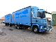 1996 Scania  CR 19 144/460 116m ³ 6X2 trailer Truck over 7.5t Stake body and tarpaulin photo 2