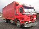 1991 Scania  360.380.typ 113 113 360.pritcheplane in top Truck over 7.5t Stake body and tarpaulin photo 1