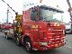 1997 Scania  R124-400 8X2 Truck over 7.5t Stake body photo 6