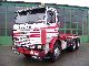Scania  143 M 420 6x4 with WINCH 1994 Roll-off tipper photo
