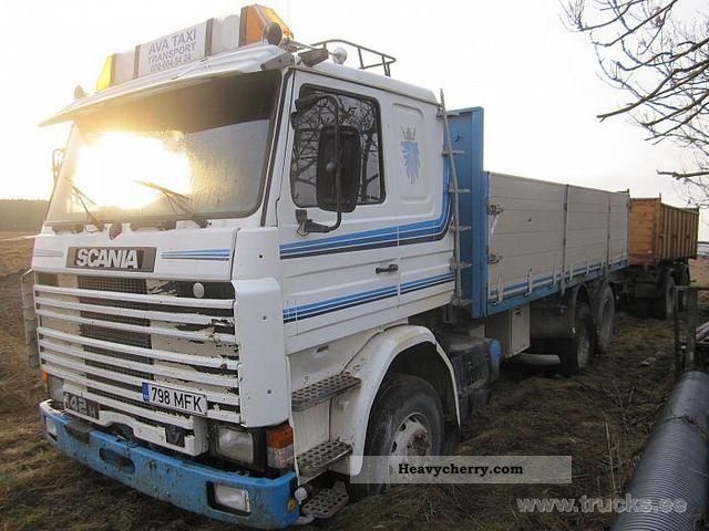 1987 Scania  R 142 HL 6X2LC 42PPL Truck over 7.5t Tipper photo