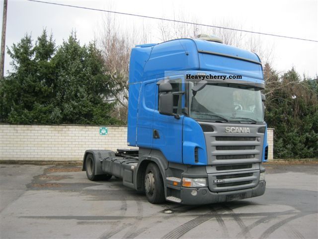 2008 Scania  R 440 LA 4x2 MEB Semi-trailer truck Volume trailer photo