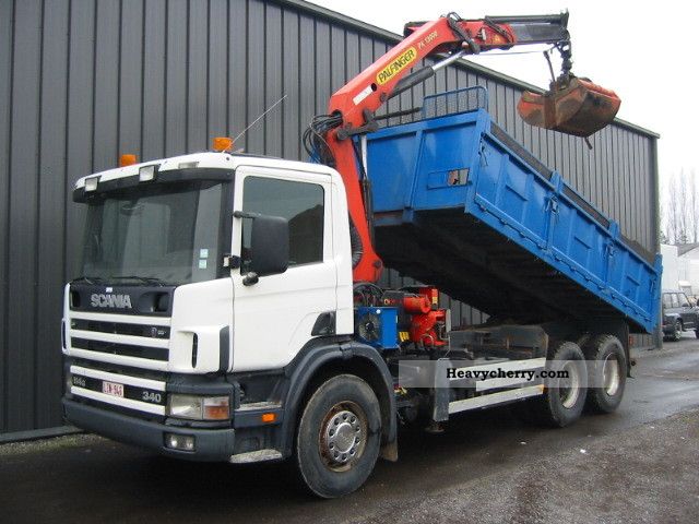 1999 Scania  114 G 340 (NO 124 144 360 6X4) Truck over 7.5t Tipper photo