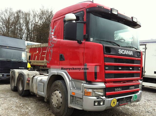 1997 Scania  144 460 Semi-trailer truck Standard tractor/trailer unit photo