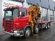 1998 Scania  124 400 8x2 Truck over 7.5t Truck-mounted crane photo 2