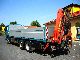 1988 Scania  142M 430HP V8 6x4 crane 13.6 m 105 long-distance Truck over 7.5t Stake body photo 2