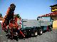 1988 Scania  142M 430HP V8 6x4 crane 13.6 m 105 long-distance Truck over 7.5t Stake body photo 3