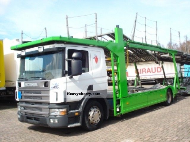 2004 Scania  P 114.340 LB 4x2 + Aksoylu Truck over 7.5t Car carrier photo