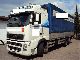 Volvo  FH12 420 Globetrotter \ 2003 Stake body and tarpaulin photo